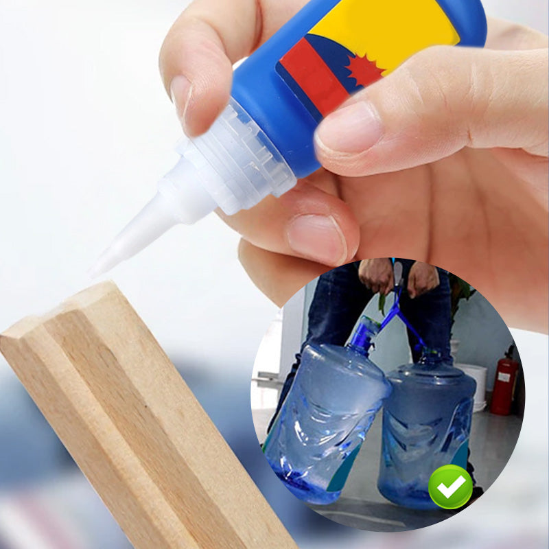 Bond Any Surface Instantly! No-White Waterproof Precision Glue
