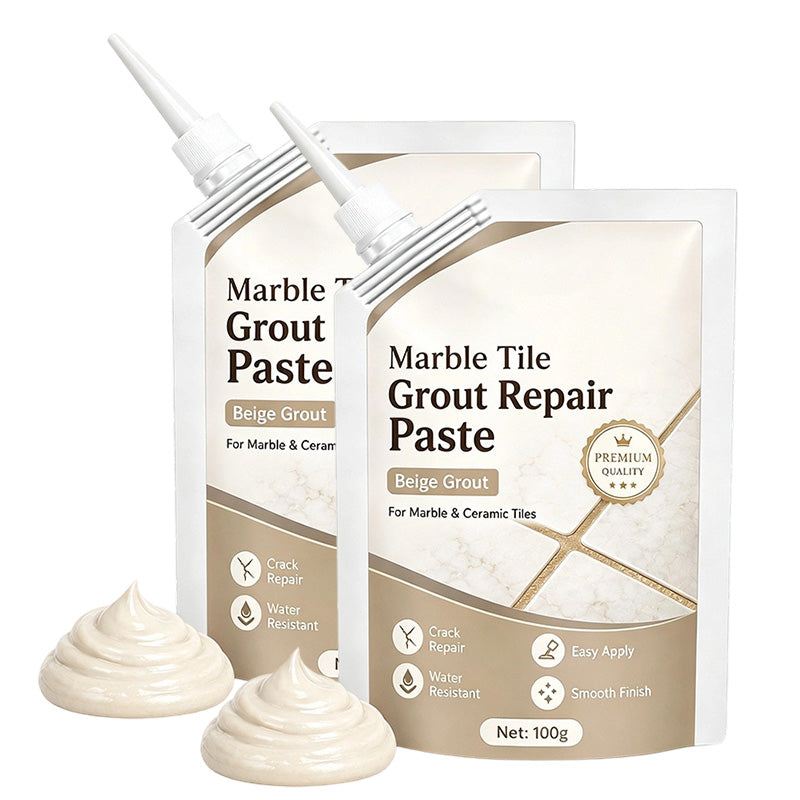 Fill Tile Gaps Instantly! Waterproof No-Crack Grout Repair Paste