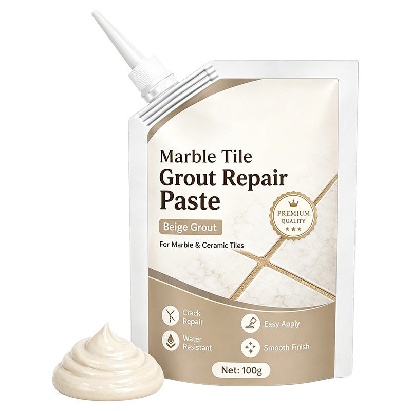 Fill Tile Gaps Instantly! Waterproof No-Crack Grout Repair Paste