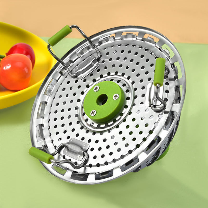 Steam Any Dish Instantly! No-Scratch Expandable Stainless Steamer