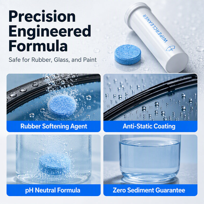 15pcs Concentrated Car Windshield Wiper Effervescent Tablets