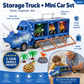 Launch Dino Fun Instantly! Light-Up No-Mess Storage Truck Playset