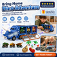 Launch Dino Fun Instantly! Light-Up No-Mess Storage Truck Playset