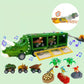 Launch Dino Fun Instantly! Light-Up No-Mess Storage Truck Playset
