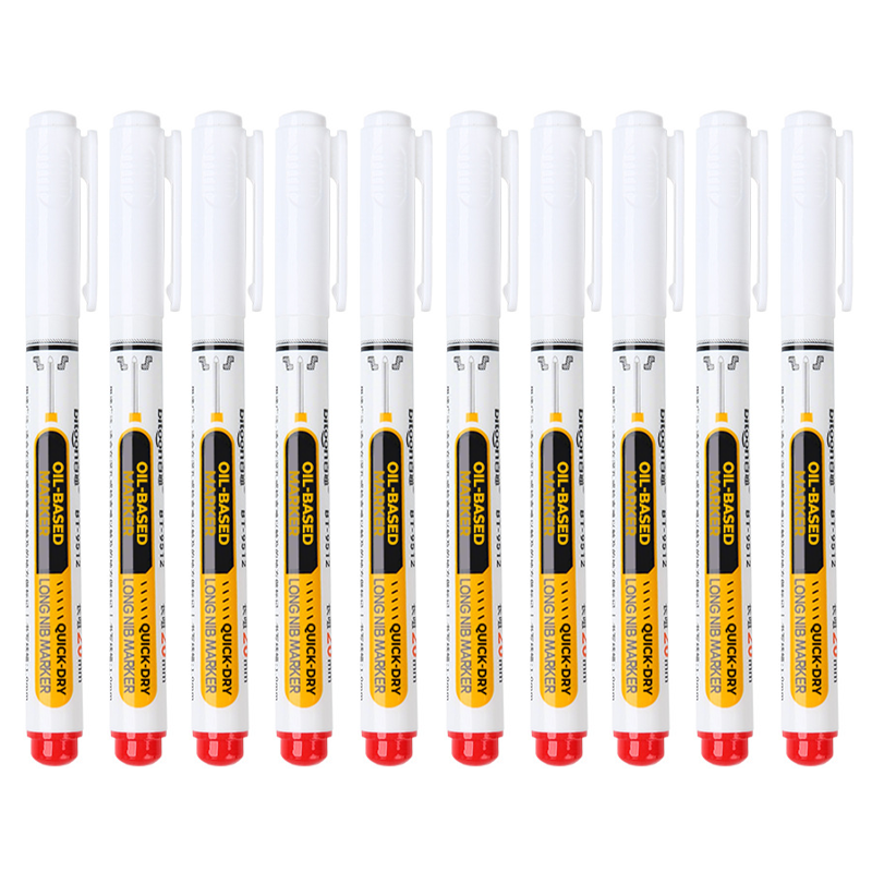 Mark Any Surface Instantly! No-Dry Cap-Off Oil-Based Marker