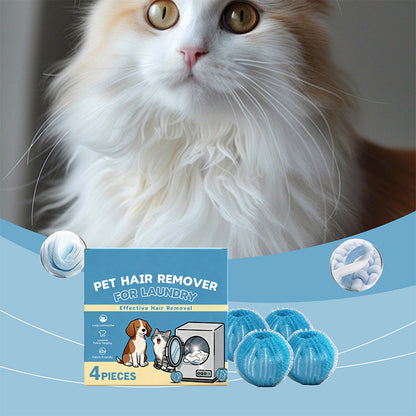 Catch Pet Hair Instantly! No-Snag Reusable Laundry Balls
