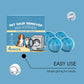Catch Pet Hair Instantly! No-Snag Reusable Laundry Balls