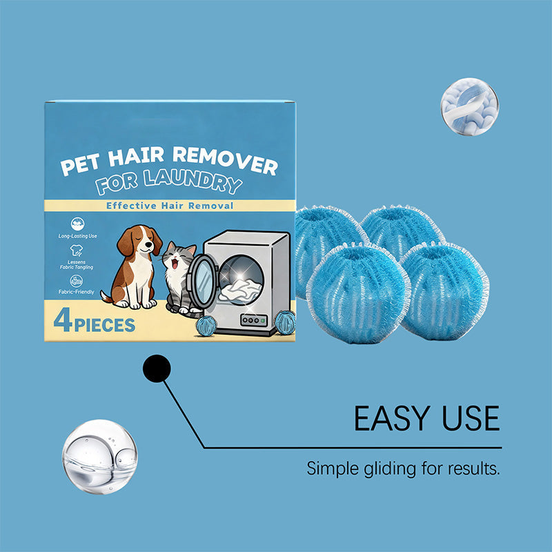 Catch Pet Hair Instantly! No-Snag Reusable Laundry Balls