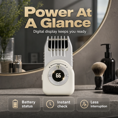 Trim Hair Anywhere Instantly! Washable No-Cord Dial Clipper