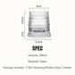 Spin Any Drink Instantly! No-Tip 360° Rotating Whiskey Glass