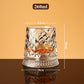 Spin Any Drink Instantly! No-Tip 360° Rotating Whiskey Glass
