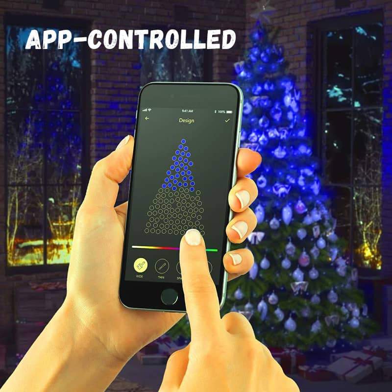 Light Up Christmas Instantly! App-Controlled No-Fuss Smart String Lights