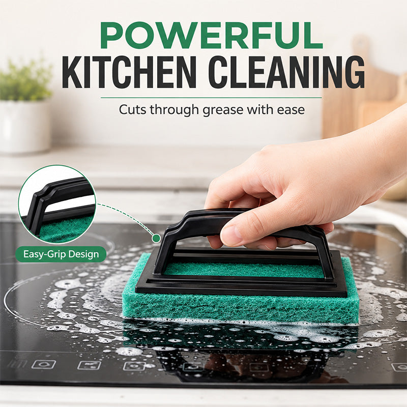 Wipe Grime Instantly! No-Scratch Foaming Handheld Sponge
