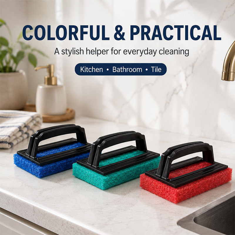 Wipe Grime Instantly! No-Scratch Foaming Handheld Sponge