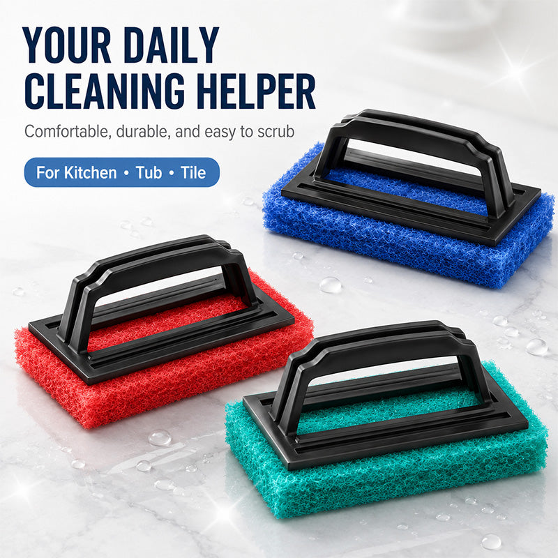 Wipe Grime Instantly! No-Scratch Foaming Handheld Sponge