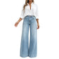 Look Taller Instantly! No-Fuss Wide-Leg Vintage Jeans