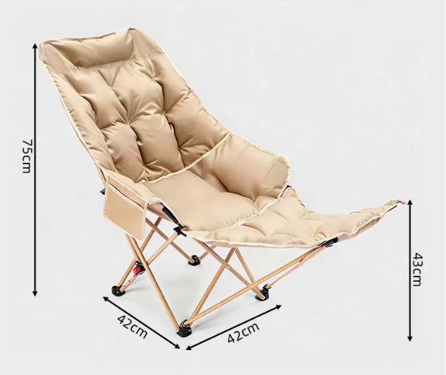 🏆 LIMITED-TIME 50% OFF!🪑 Portable, adjustable folding chair for outdoor use – Lightweight, sturdy & versatile 🏕️✨