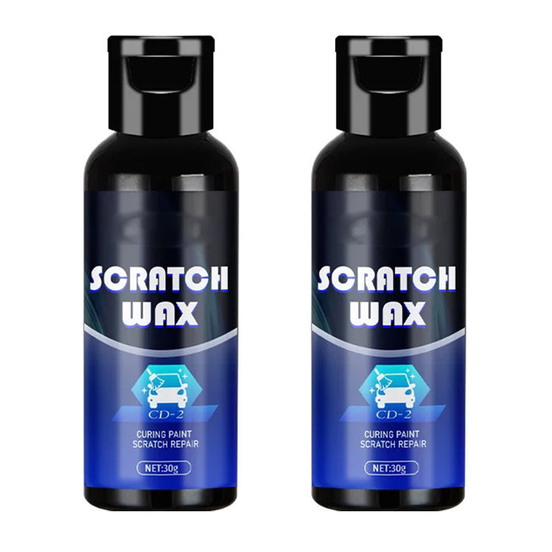 Hide Car Scratches Instantly! No-Mess Glossy Touch-Up Wax
