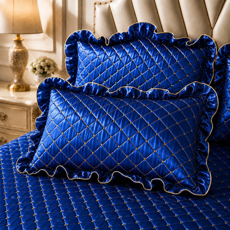 Hide Under-Bed Clutter Instantly! No-Slip Quilted Bed Skirt