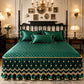 Hide Under-Bed Clutter Instantly! No-Slip Quilted Bed Skirt