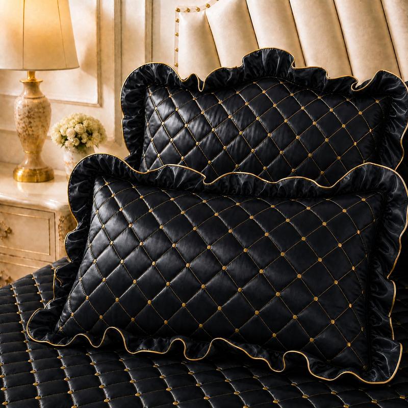 Hide Under-Bed Clutter Instantly! No-Slip Quilted Bed Skirt