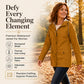 Defy Any Storm Instantly! No-Seep Thermal Hooded Jacket