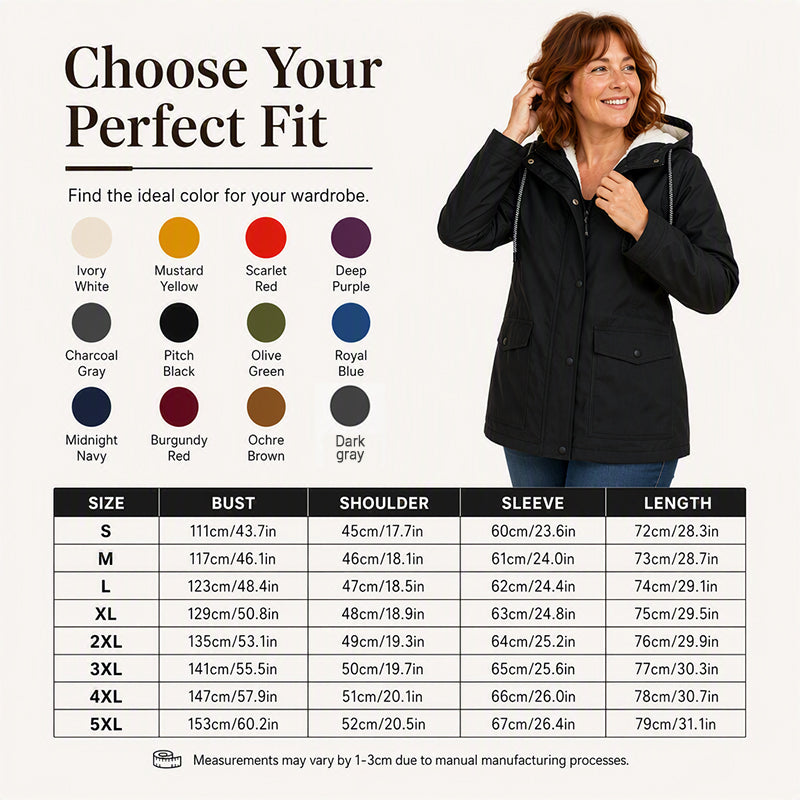 Defy Any Storm Instantly! No-Seep Thermal Hooded Jacket