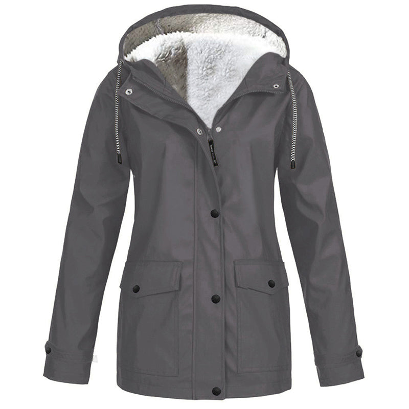 Defy Any Storm Instantly! No-Seep Thermal Hooded Jacket