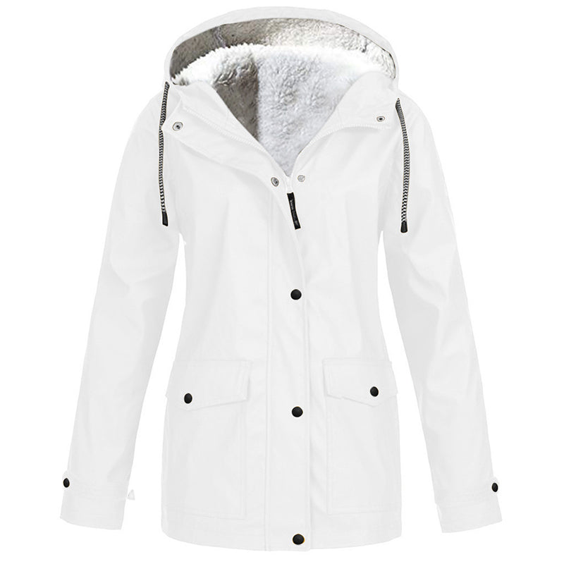 Defy Any Storm Instantly! No-Seep Thermal Hooded Jacket