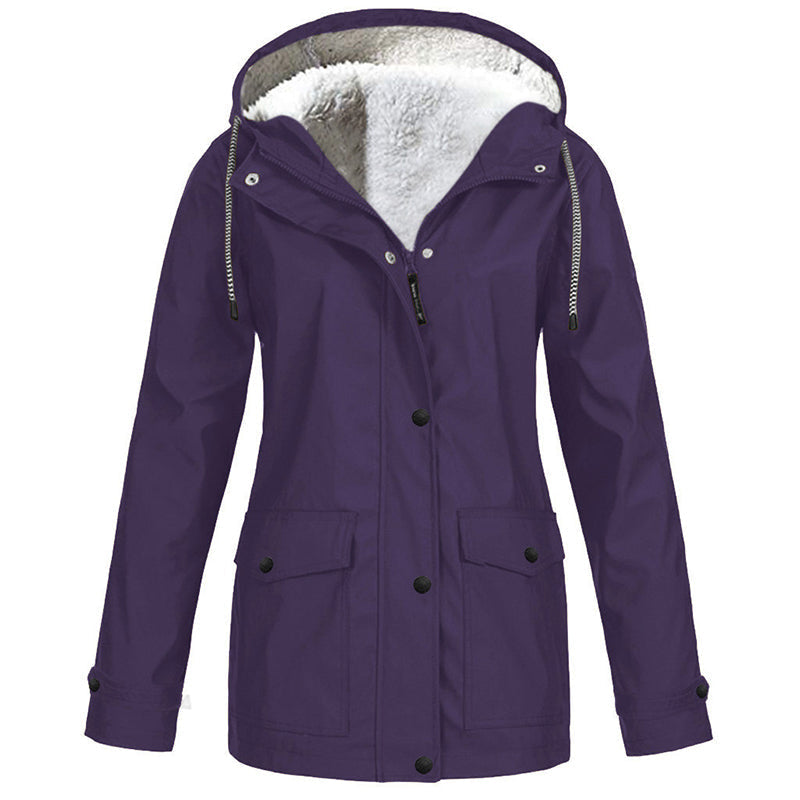 Defy Any Storm Instantly! No-Seep Thermal Hooded Jacket