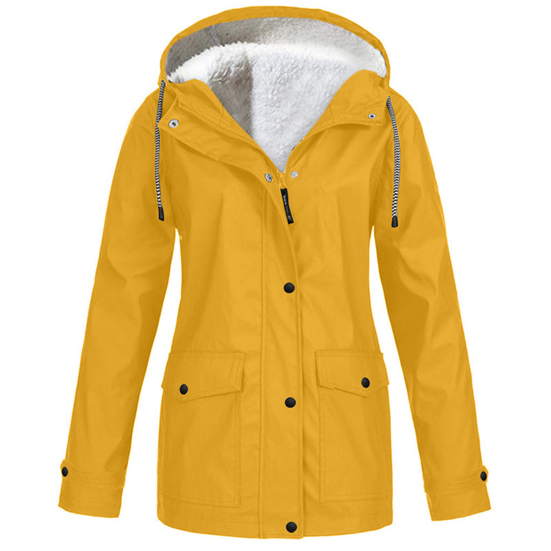 Defy Any Storm Instantly! No-Seep Thermal Hooded Jacket