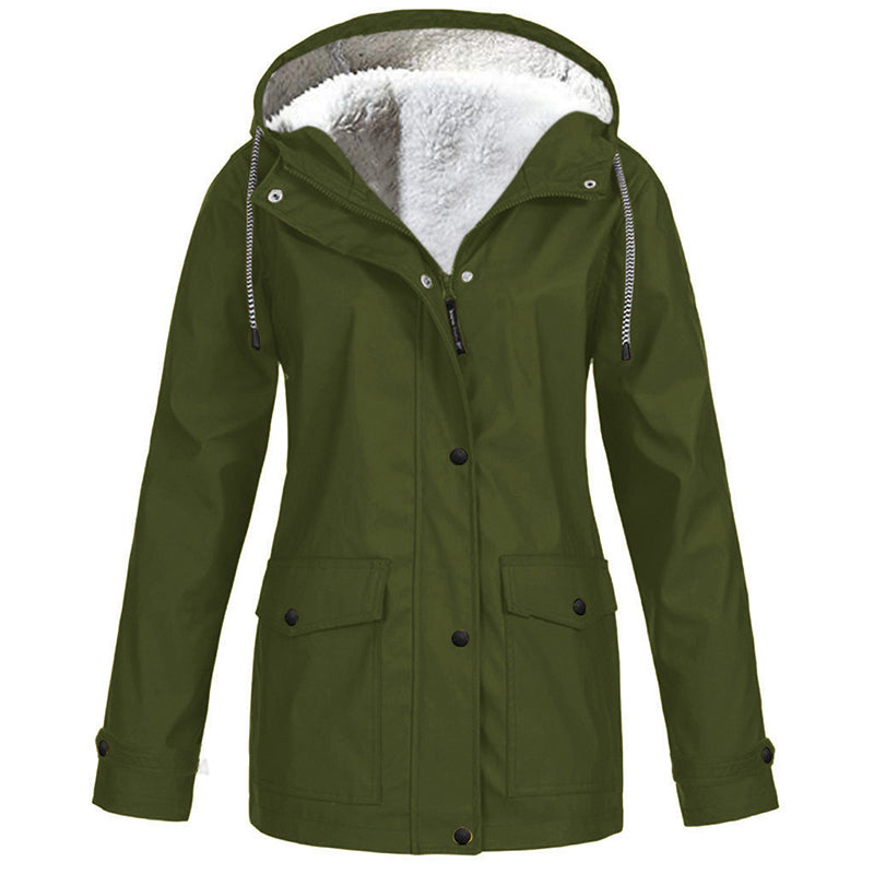 Defy Any Storm Instantly! No-Seep Thermal Hooded Jacket