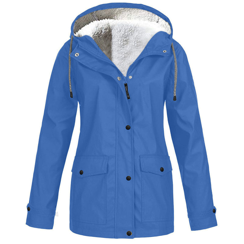 Defy Any Storm Instantly! No-Seep Thermal Hooded Jacket