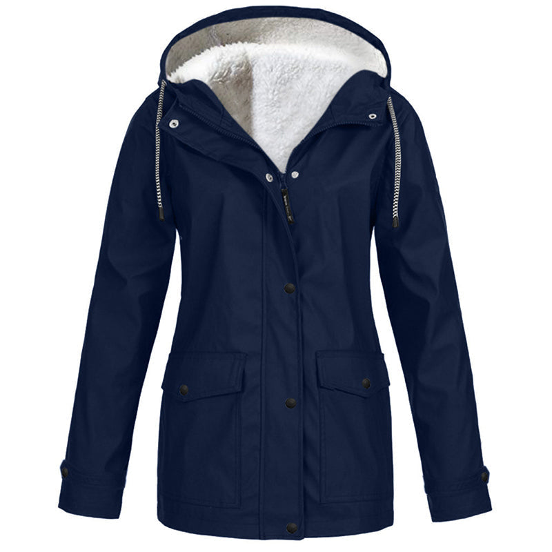 Defy Any Storm Instantly! No-Seep Thermal Hooded Jacket