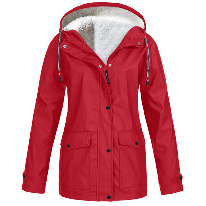Defy Any Storm Instantly! No-Seep Thermal Hooded Jacket
