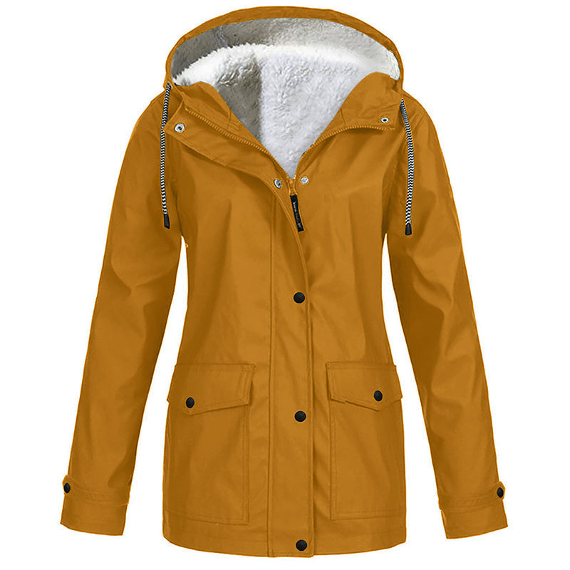 Defy Any Storm Instantly! No-Seep Thermal Hooded Jacket