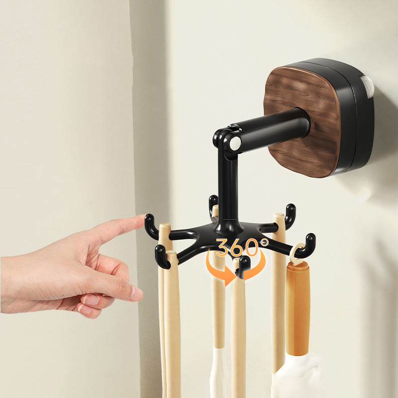 Grab Any Utensil Instantly! No-Drill 360° Rotating Hook