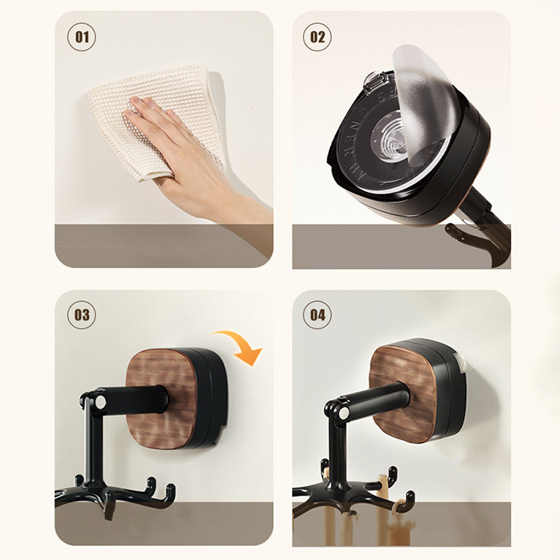 Grab Any Utensil Instantly! No-Drill 360° Rotating Hook