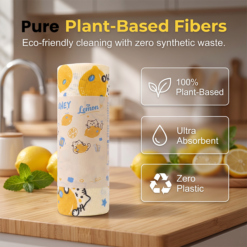 Wipe Spills Instantly! No-Streak Reusable Tear-Off Cleaning Cloths