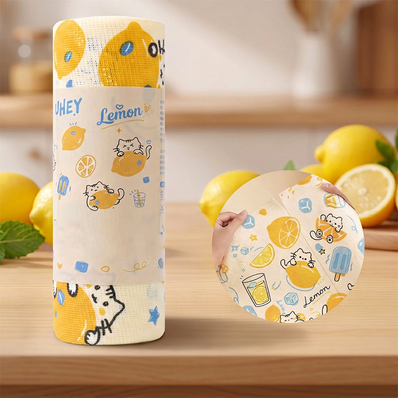 Wipe Spills Instantly! No-Streak Reusable Tear-Off Cleaning Cloths