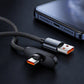 Charge While Gaming Instantly! No-Interference 100W Right-Angle Cable