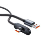 Charge While Gaming Instantly! No-Interference 100W Right-Angle Cable