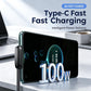 Charge While Gaming Instantly! No-Interference 100W Right-Angle Cable