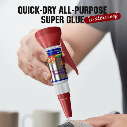 Bond Anything Instantly! No-White Waterproof Precision Super Glue
