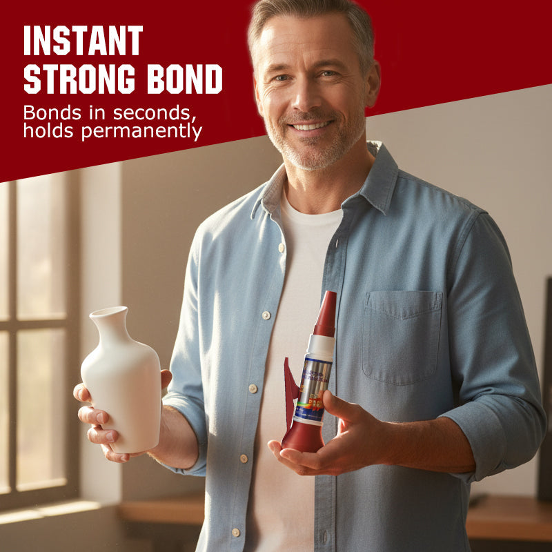 Bond Anything Instantly! No-White Waterproof Precision Super Glue