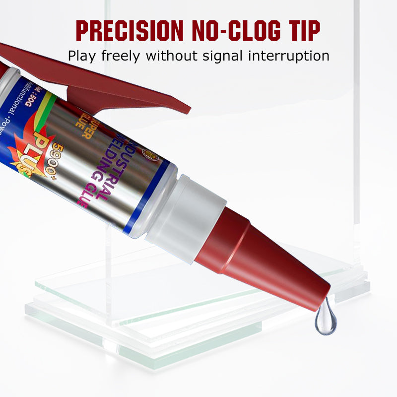 Bond Anything Instantly! No-White Waterproof Precision Super Glue