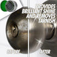 Polish Any Metal Instantly! No-Scrub Anti-Rust Mirror Wax