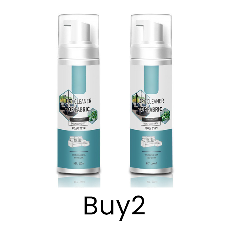 Lift Stains Instantly! No-Rinse Quick-Dry Fabric Foam Cleaner