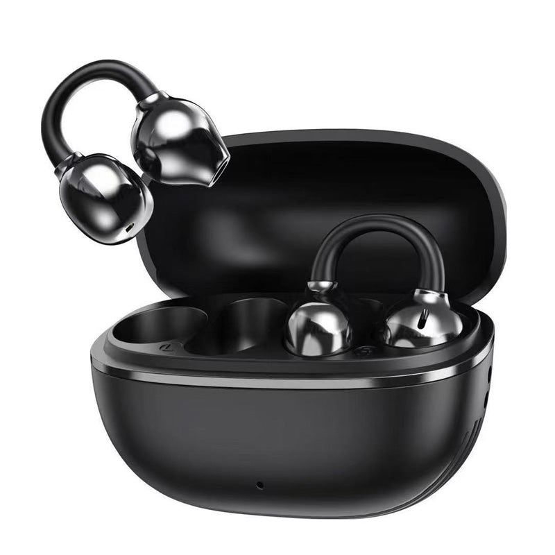 Listen Comfortably Instantly! Bluetooth 5.4 Clip-On Open-Ear Earbuds