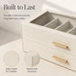 Organize Sunglasses Instantly! PU Leather Multi-Slot Case